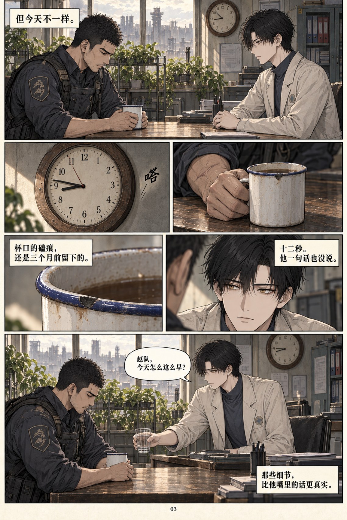 《类人之心》第一章漫画第 3 页