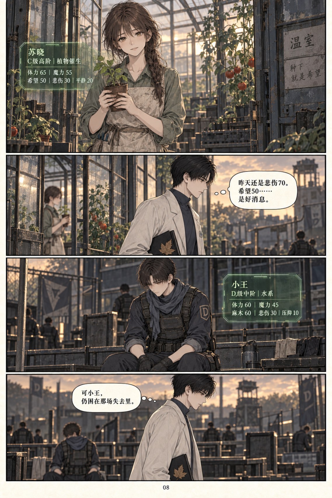 《类人之心》第四章漫画第 8 页