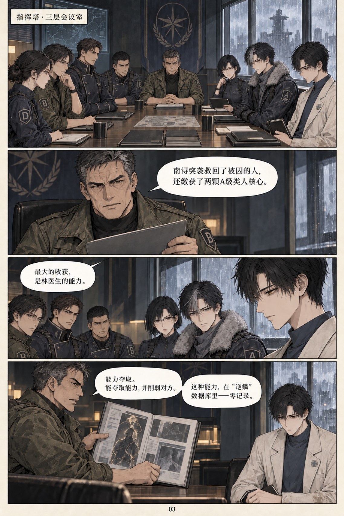 《类人之心》第七章漫画第 3 页