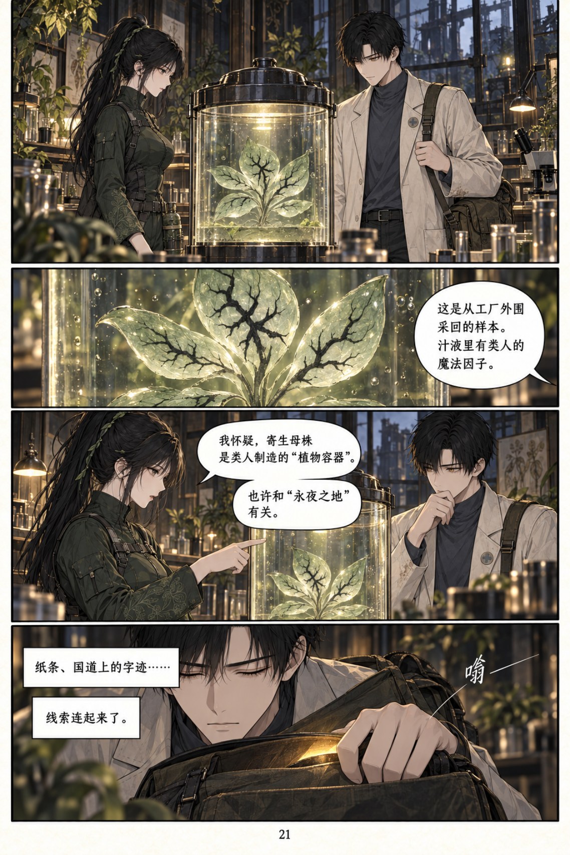 《类人之心》第八章漫画第 21 页